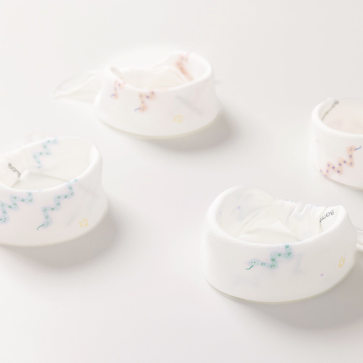 밤부베베 시그니처 엠보 손수건 유쾌한 배얌이 (6장)