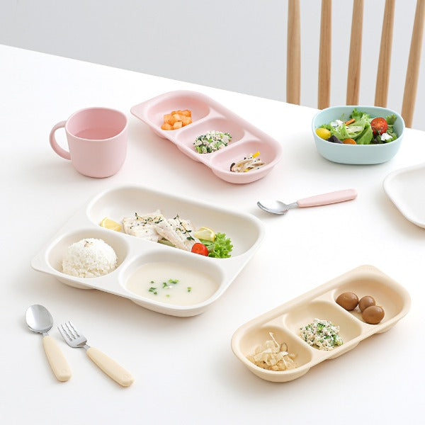 탁가온 네모 에코젠 3구 깊은 식판