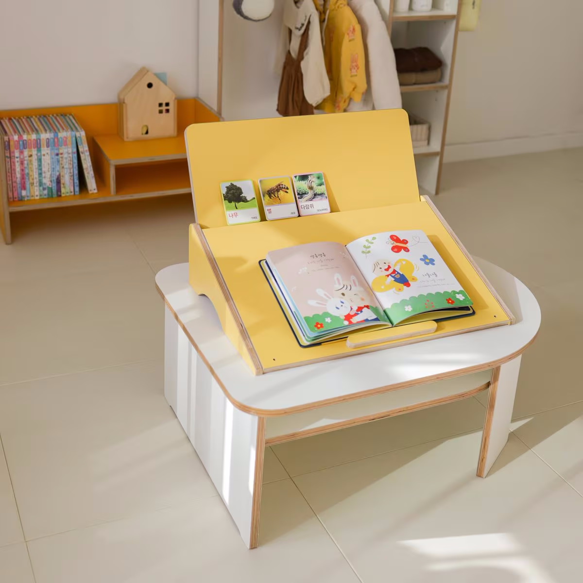 플레이블 2단 BOOK UP 바른 독서대 오리지널 L