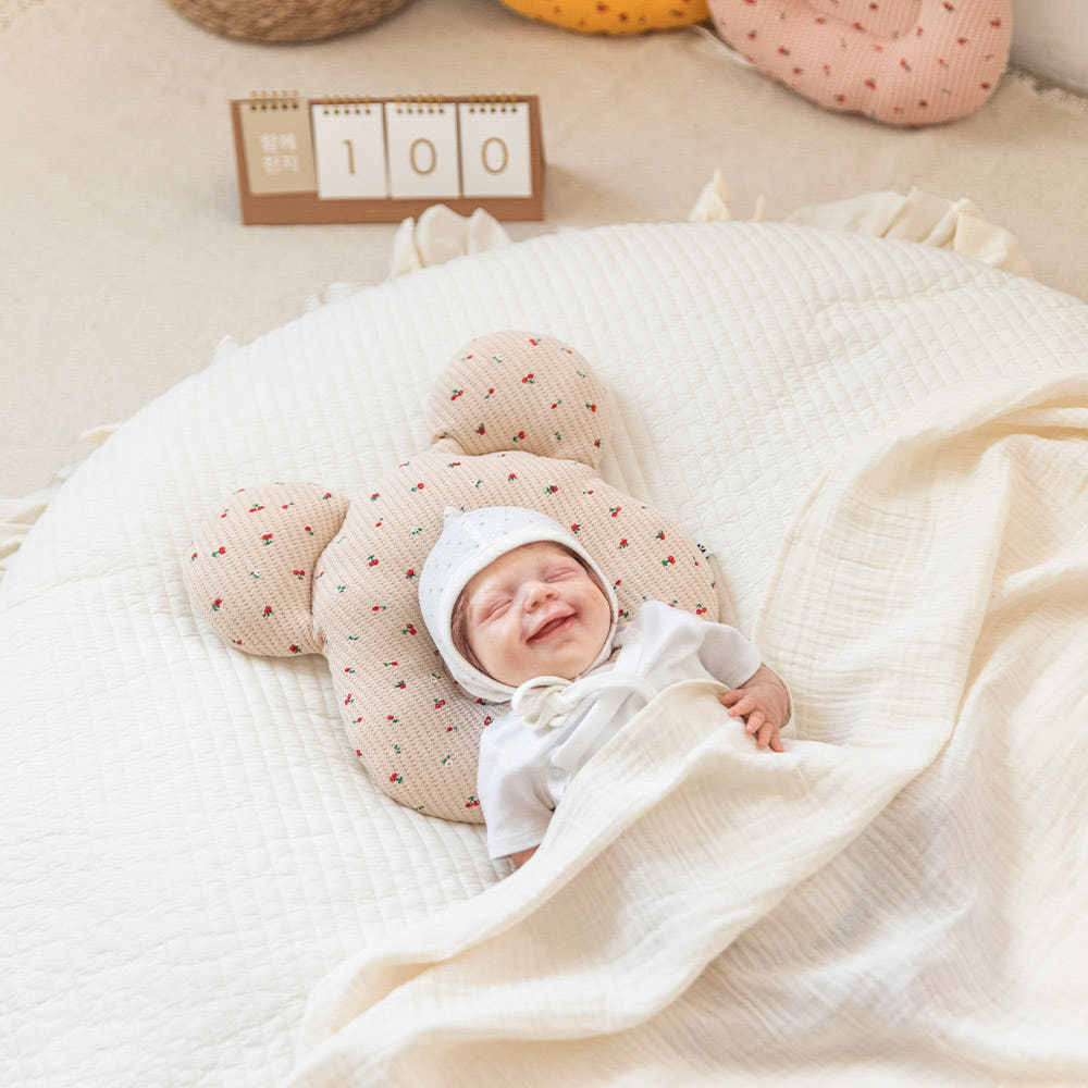 에시앙 범보의자 와플베어 2종세트(베개+라이너)