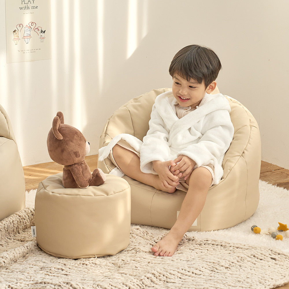 모데즈 아기쇼파 유아빈백소파 아기빈백 스툴 세트