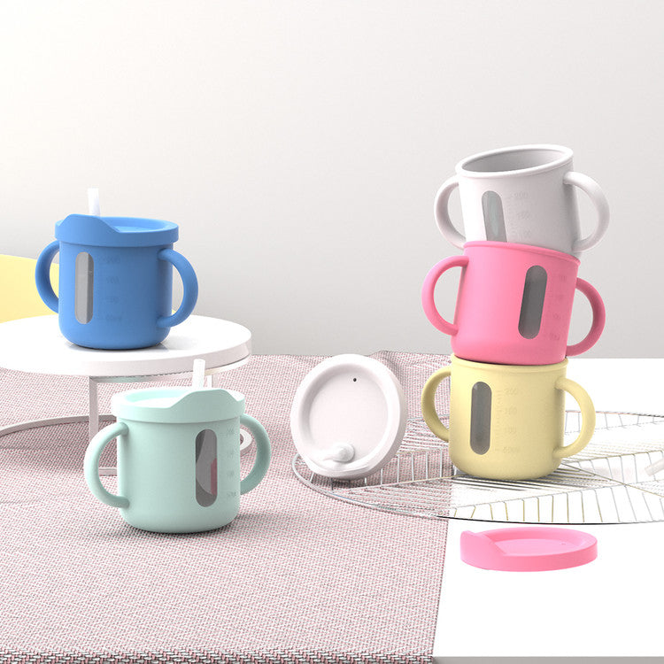 실리콘 멀티컵 빨대컵