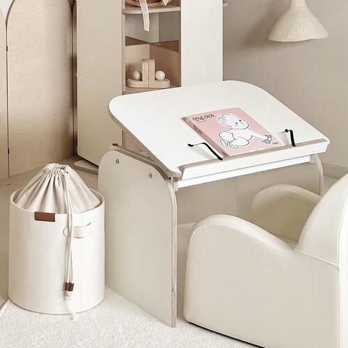 유아 독서대 테이블-유압수대