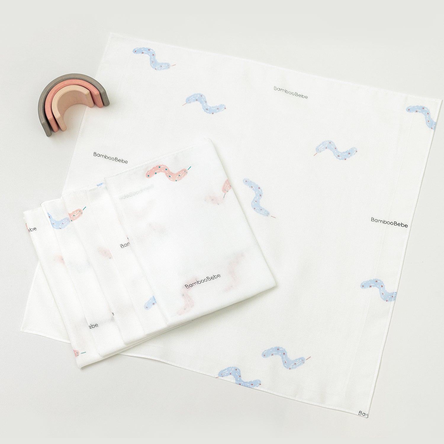 밤부베베 시그니처 거즈 손수건 부드러운 배얌이 (6장)