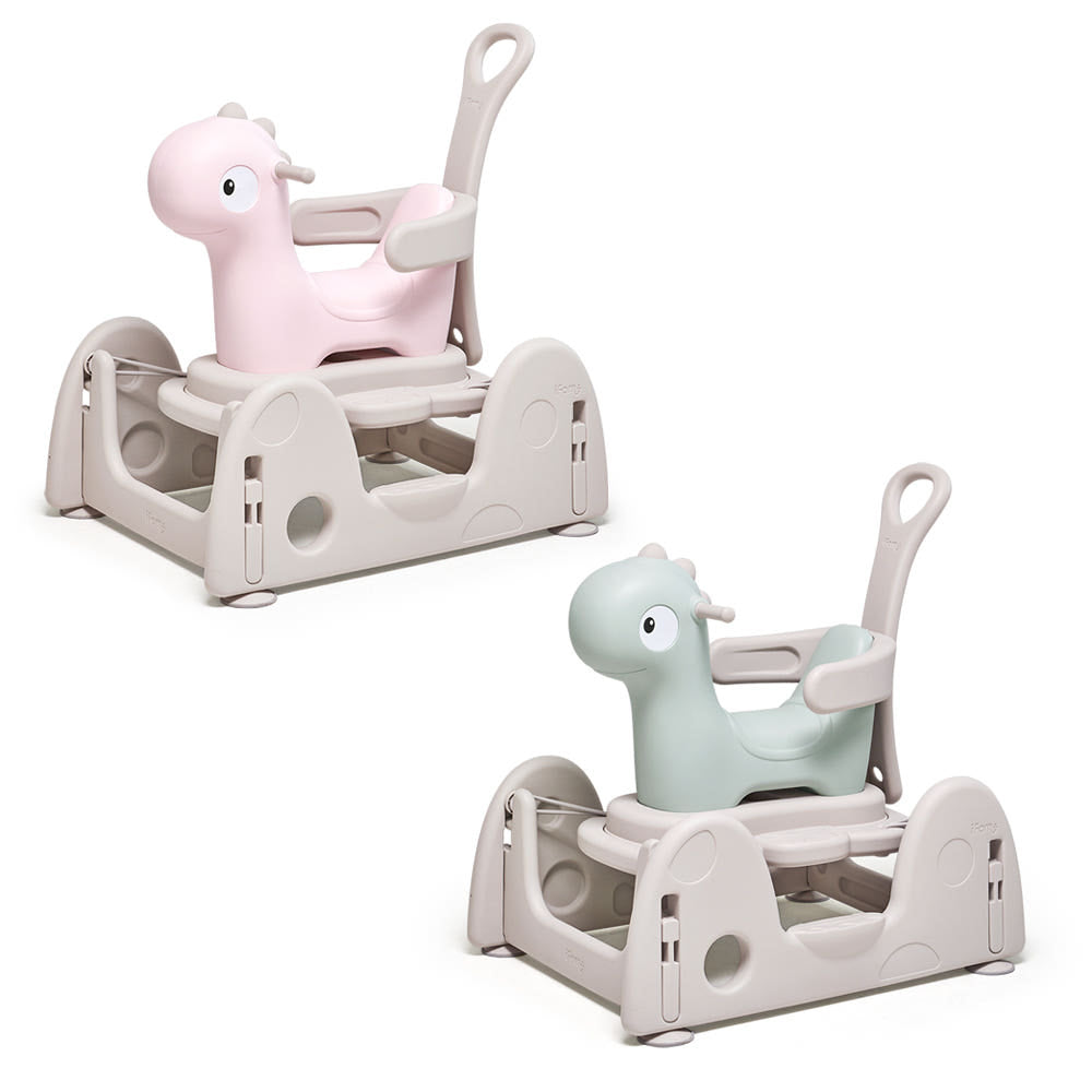 파미 공룡 무소음 붕붕카 스프링카 세트