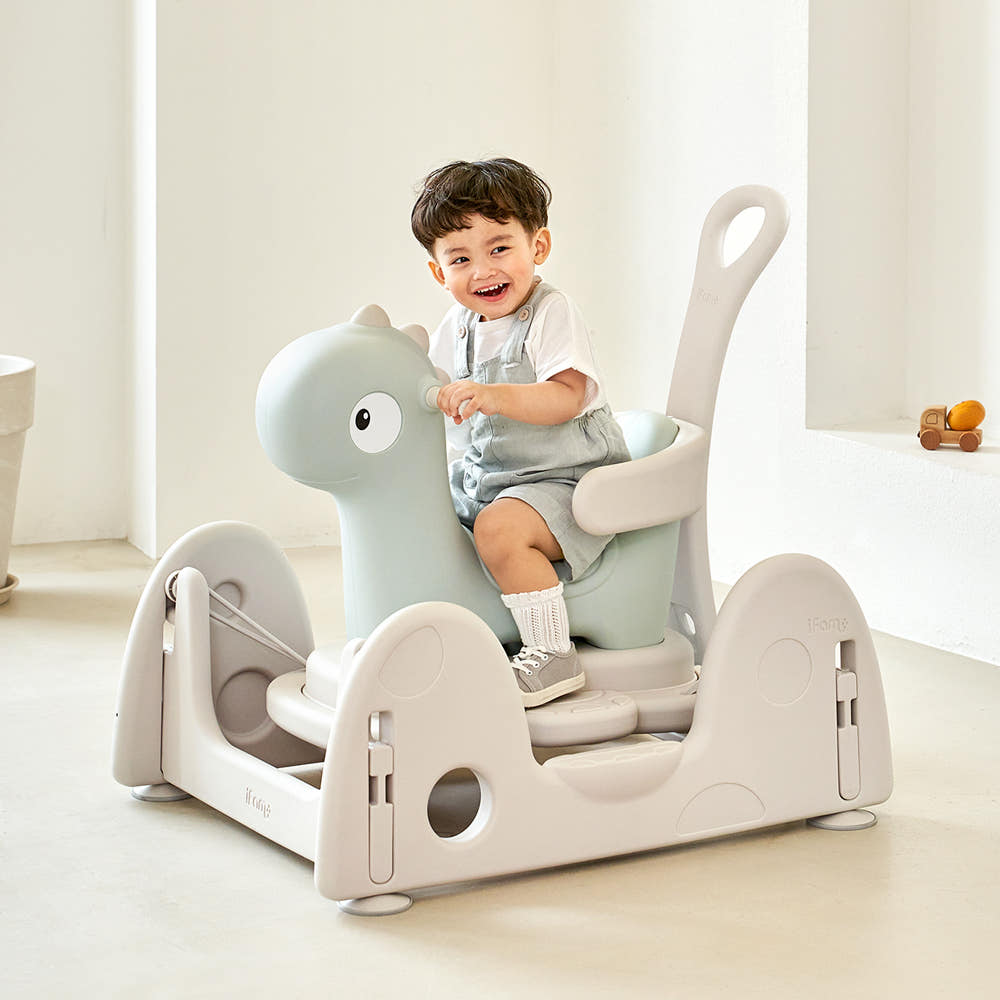 파미 공룡 무소음 붕붕카 스프링카 세트