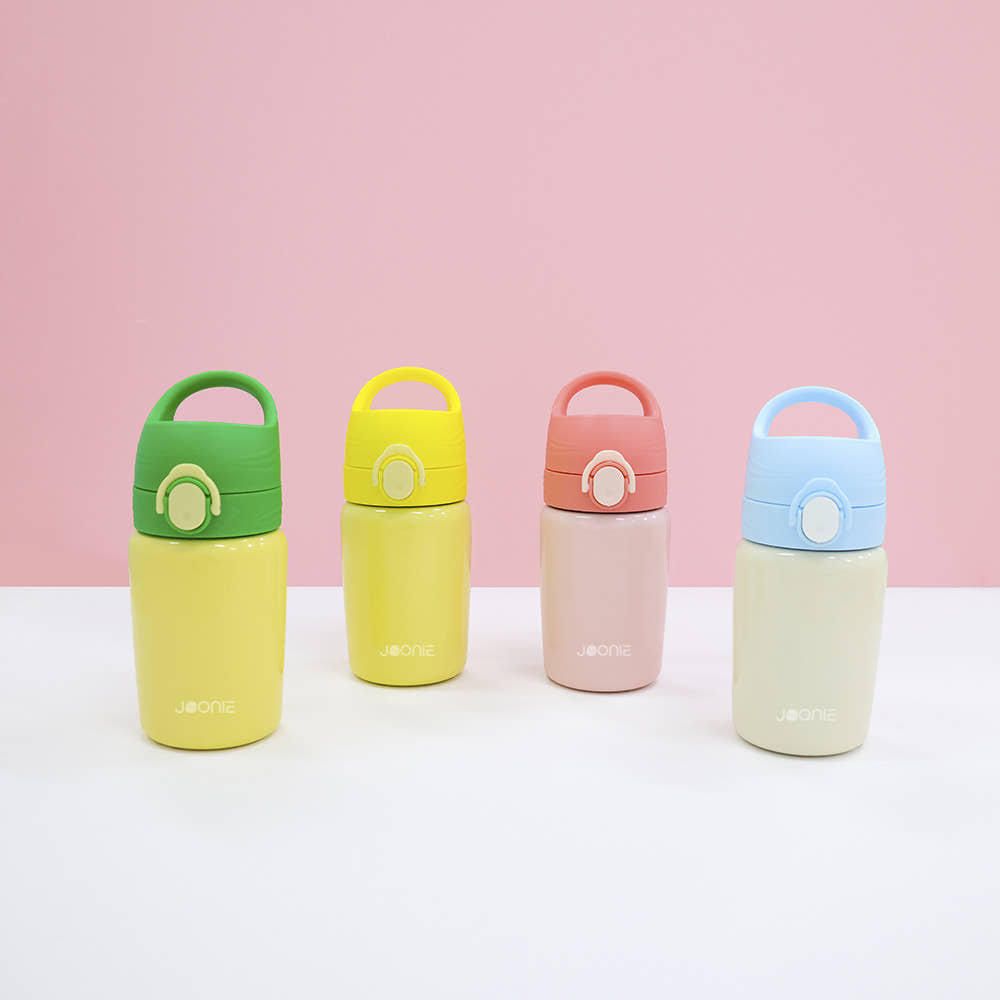 주니 입모아컵 원터치 스테인리스 텀블러 240ml