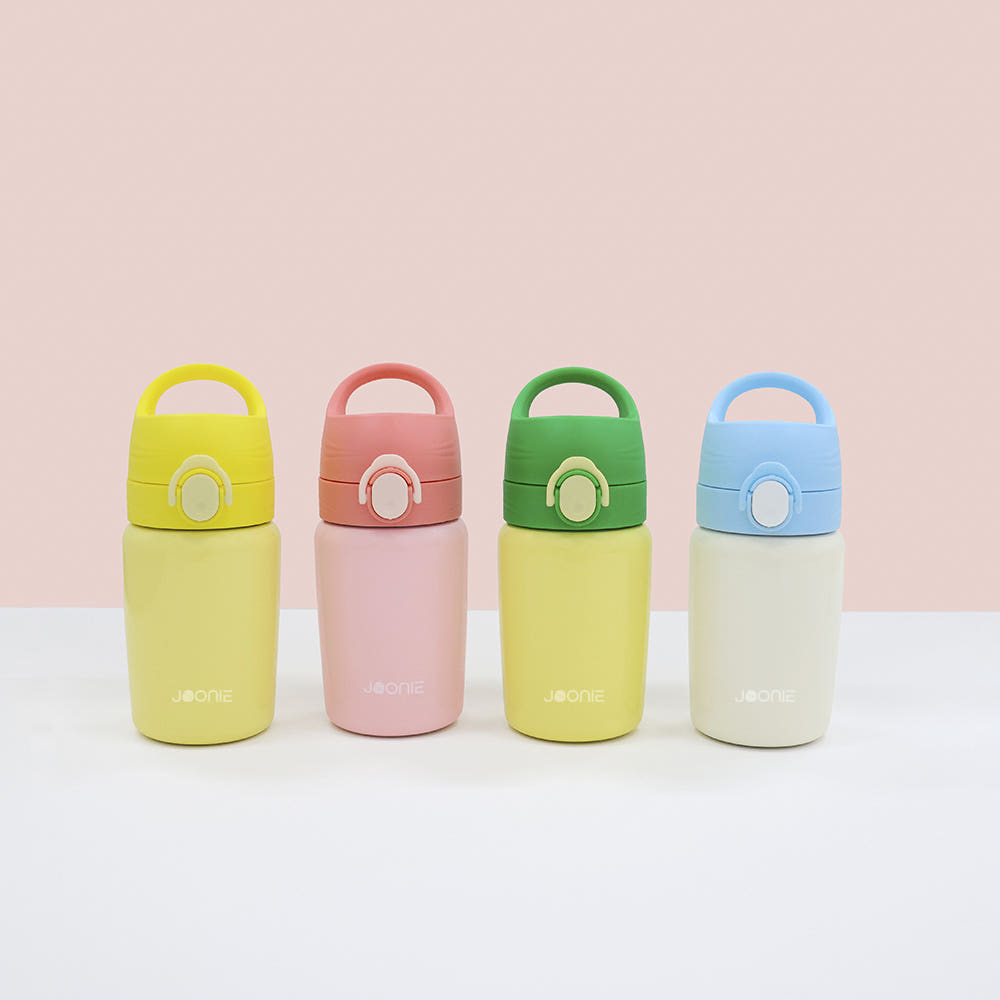 주니 입모아컵 원터치 스테인리스 텀블러 240ml