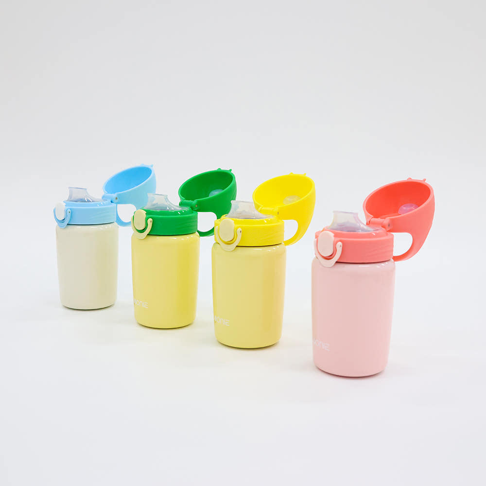 주니 입모아컵 원터치 스테인리스 텀블러 240ml