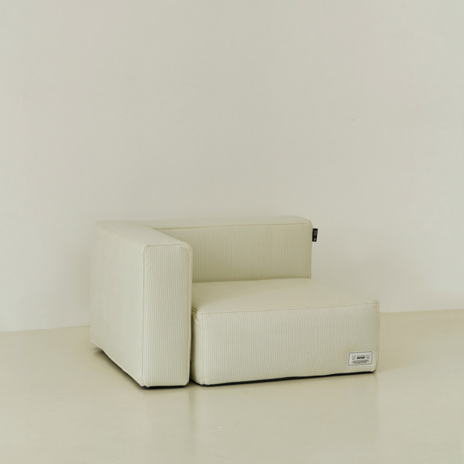 Row sofa, PU (Fog blue vanilla)