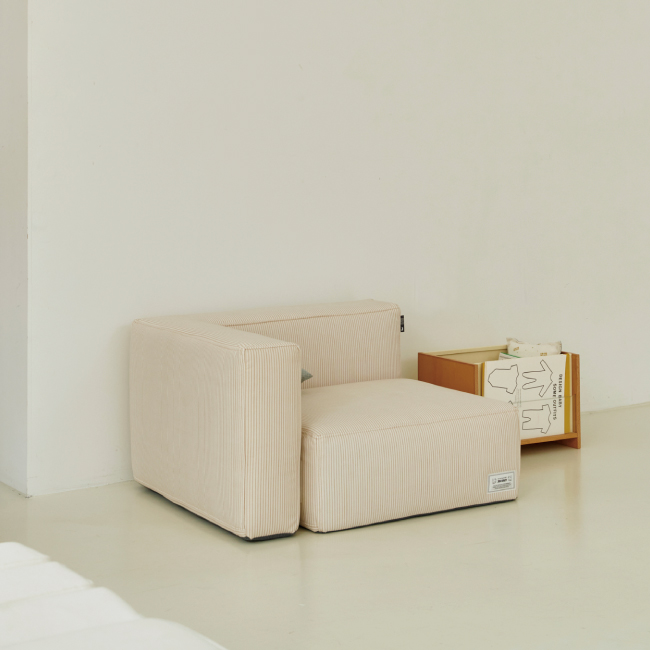 Row sofa, PU (Brown vanilla)