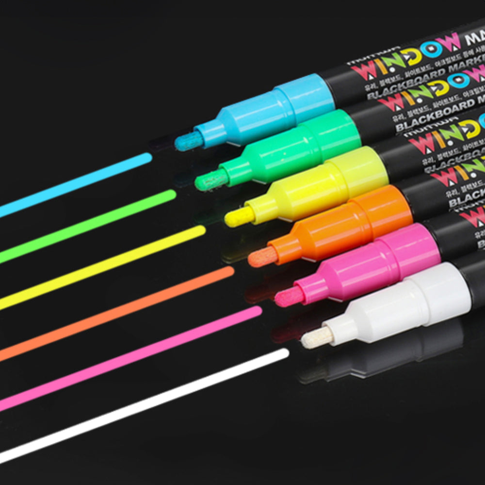 Window Marker (6 colors/Black Board)