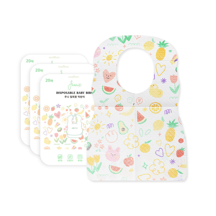 일회용 턱받이 1세트 (20매x3개)