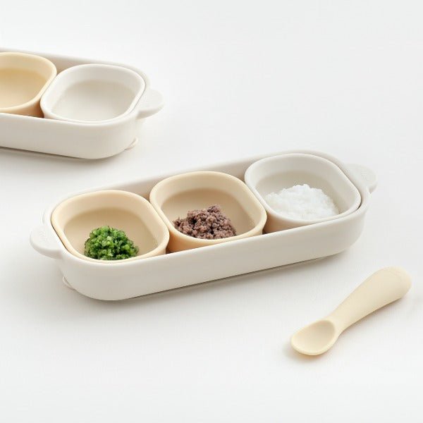 탁가온 1.2.3 실리콘 흡착식판 1구 식판