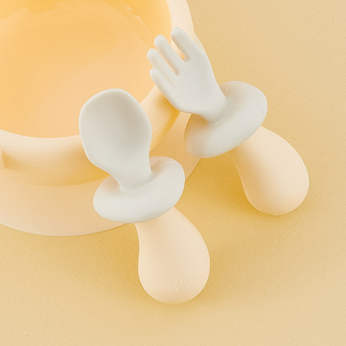 퍼기 버섯 자기주도 이유식 스푼포크 (케이스 포함)