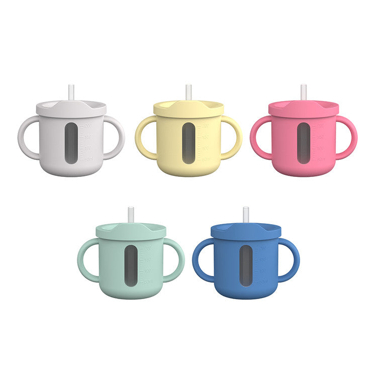 실리콘 멀티컵 빨대컵