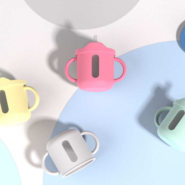 실리콘 멀티컵 빨대컵