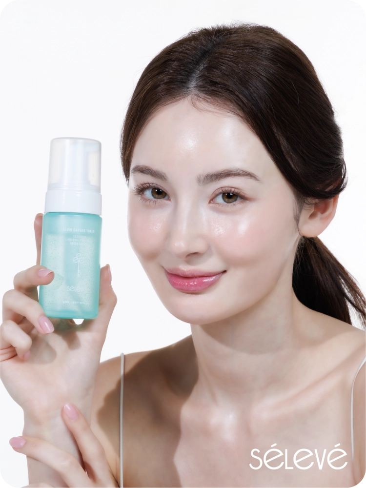 셀레베 Glow Caviar Bubble Toner