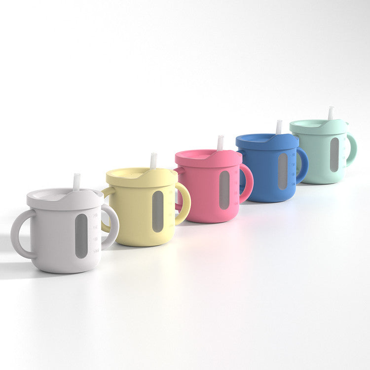 실리콘 멀티컵 빨대컵