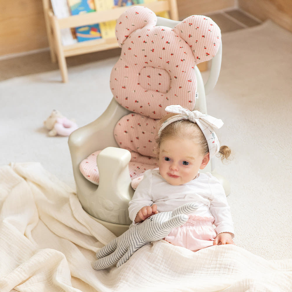 에시앙 범보의자 와플베어 2종세트(베개+라이너)