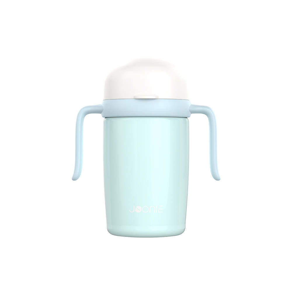 주니 스테인리스 자기주도 물컵 2세대 240ml 뚜껑일체형