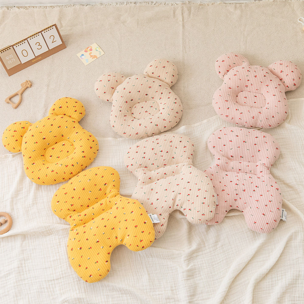 에시앙 범보의자 와플베어 2종세트(베개+라이너)