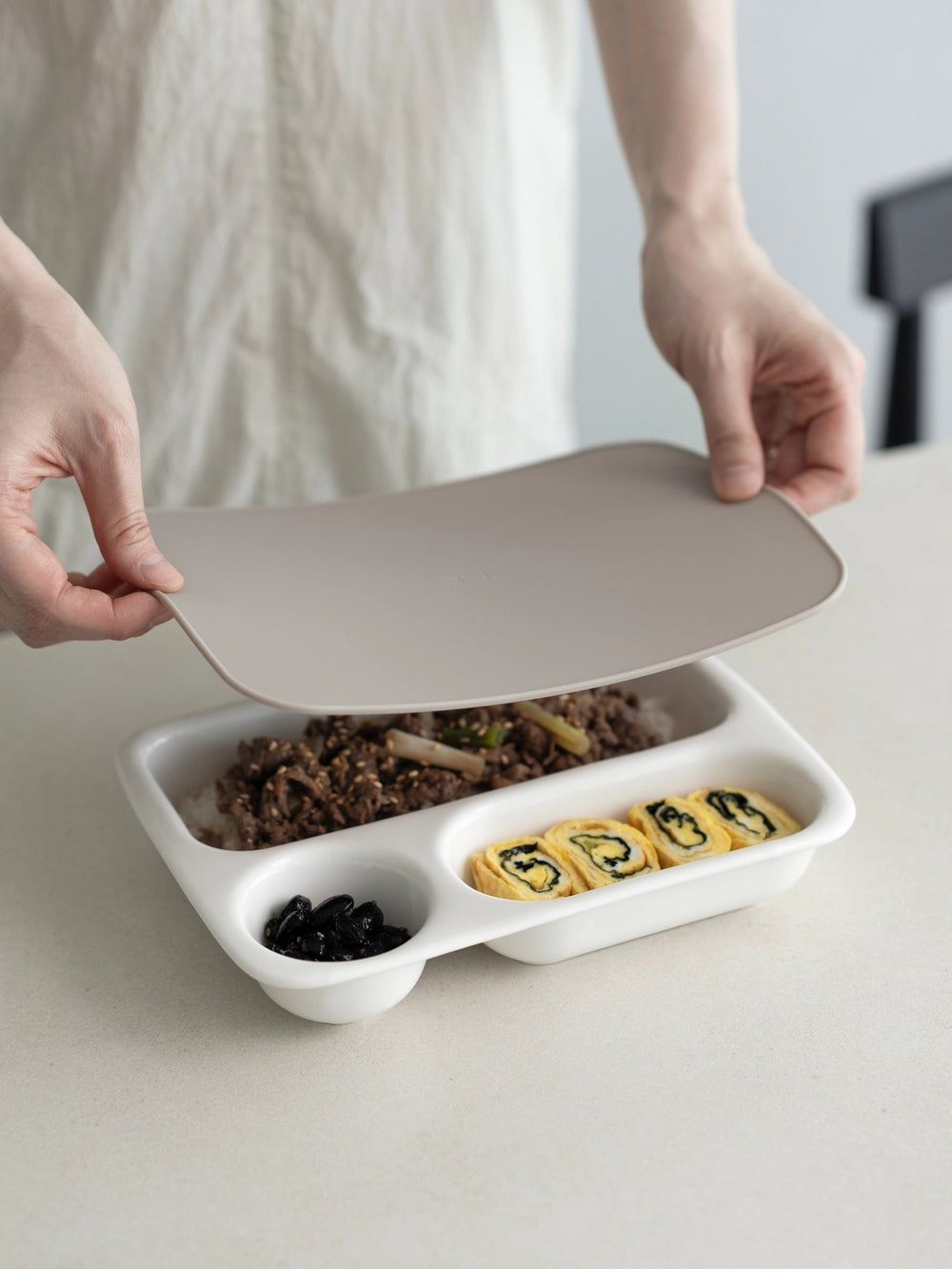 RMS Ceramic Plate 3 Section (실리콘 매트 포함)