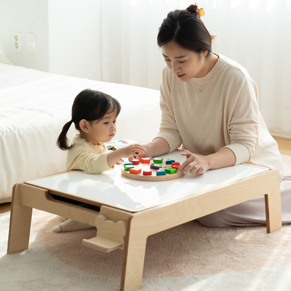버드베베 에듀오 좌식 화이트보드 테이블