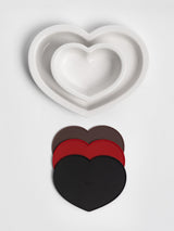 RMS Heart Searies Set (Bowl+Plate+Coaster 3장)