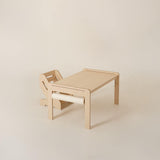 [르파파] 2인용 쁘띠머블 자작 원목 아기 유아 책상 의자 테이블 세트 STEP 2