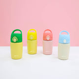 주니 입모아컵 원터치 스테인리스 텀블러 240ml