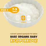 BARI Organic Rice Porridge - Full Package (쌀가루 10박스 + Gift 티백 6봉)