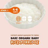 BARI Organic Rice Porridge - Full Package (쌀가루 10박스 + Gift 티백 6봉)