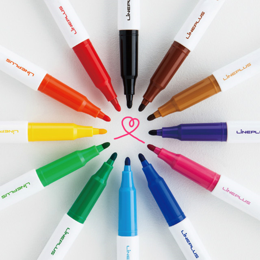 Fine Board Marker (12 colors)