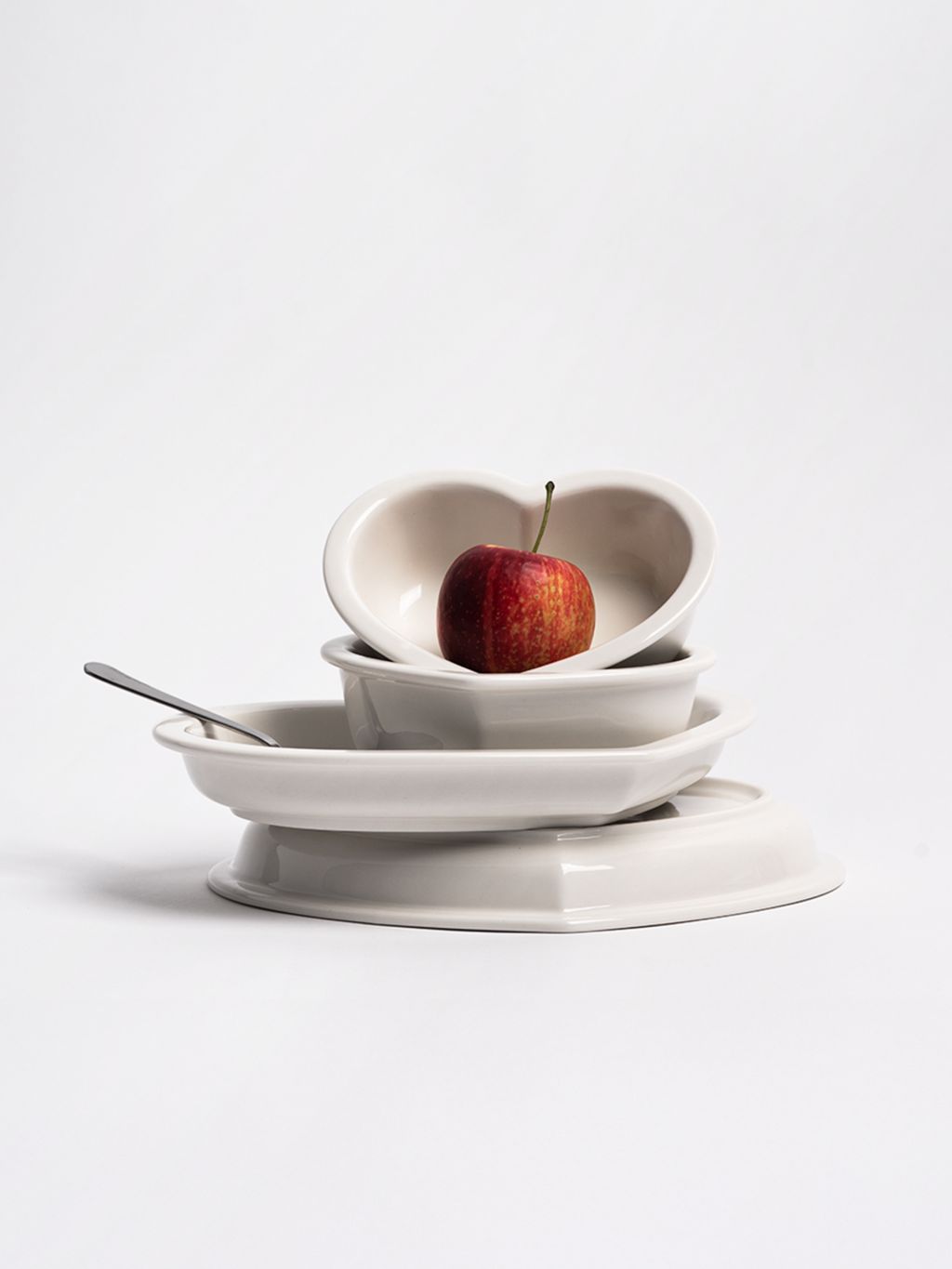 RMS Heart Searies Set (Bowl+Plate+Coaster 3장)